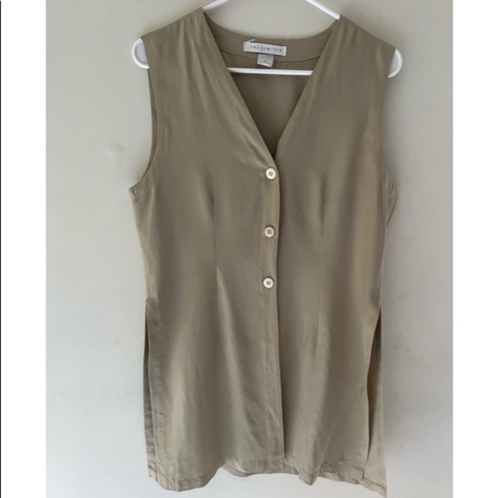 Unworn Vintage limited 100% silk green top - Size M - Circa 90’s